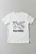 Maglietta Pegaso - t-shirt grafica mitologia greca, cotone unisex
